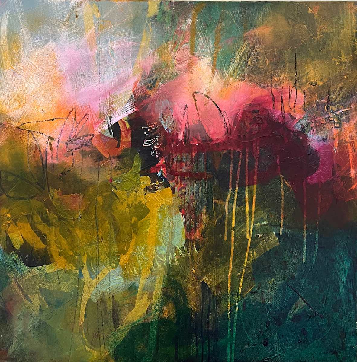 Sitting In Nature by Liz Murphy 