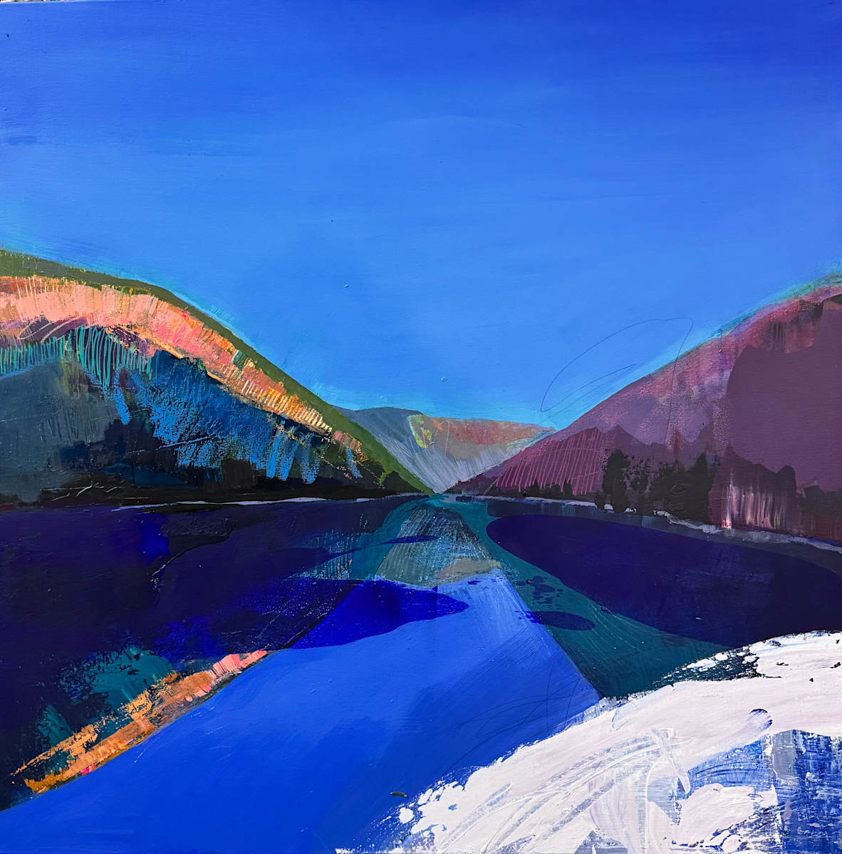 Icey  Blue by Liz Murphy 