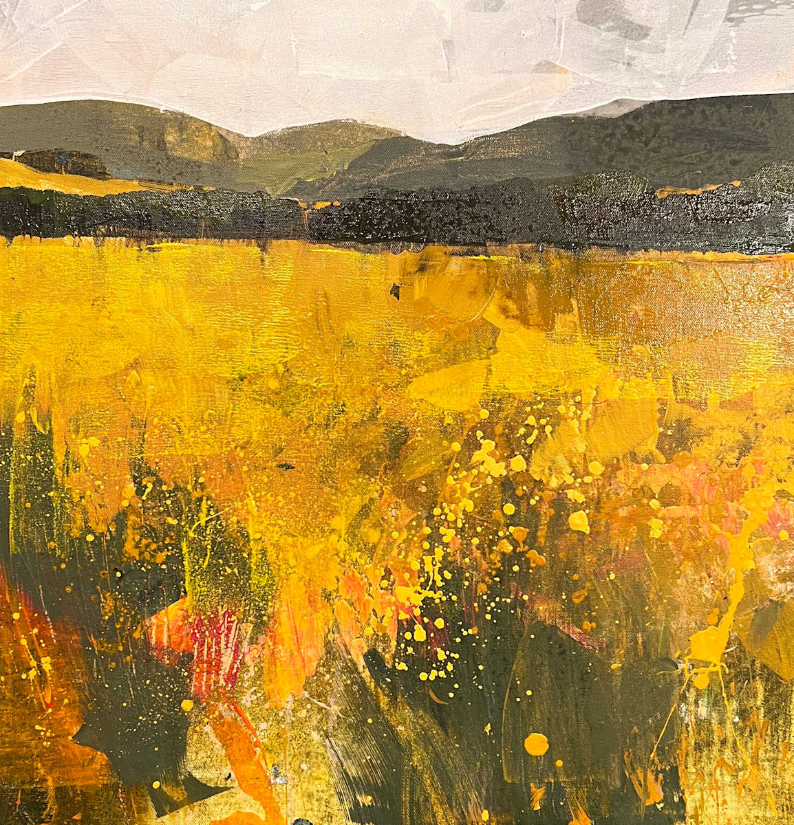 Golden Rod From The Vista by Liz Murphy 
