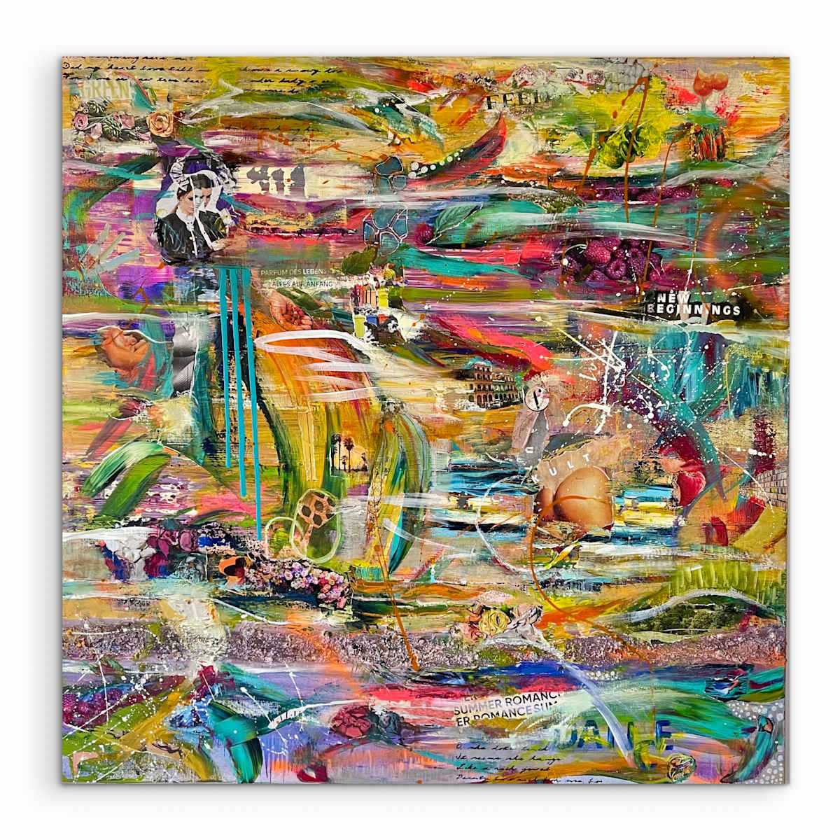 „Kissed by Feelings“ by Ana | Abstract | Art 