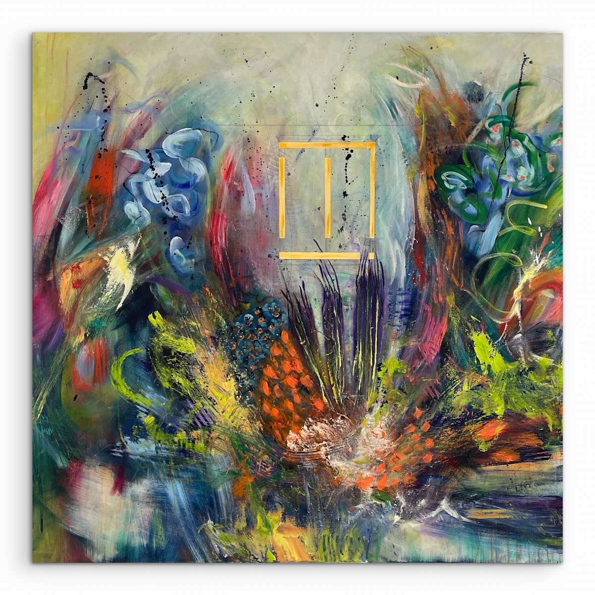 „Kissed By Colors“ by Ana | Abstract | Art 