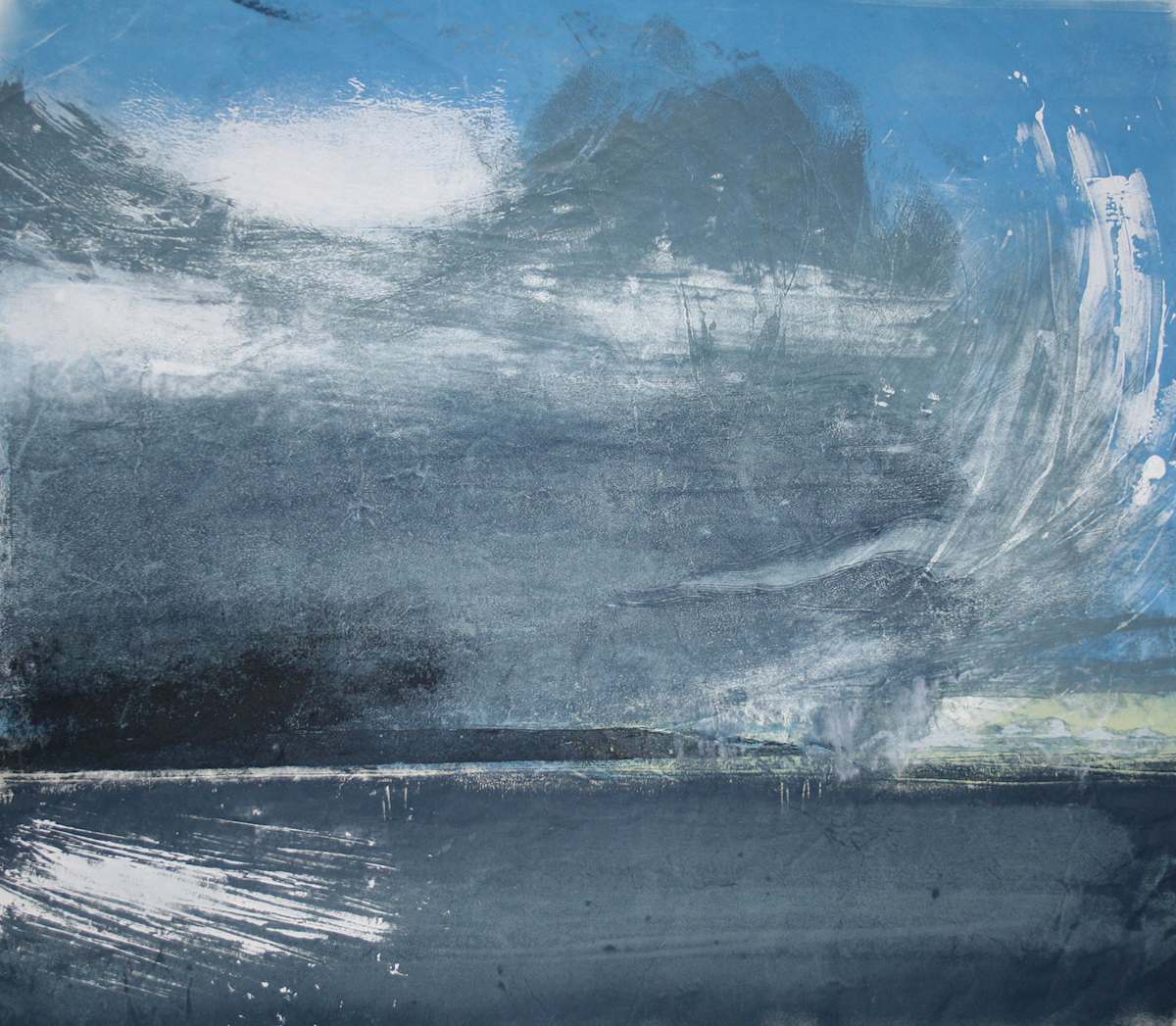 Stormy Estuary by Ruth Ander 