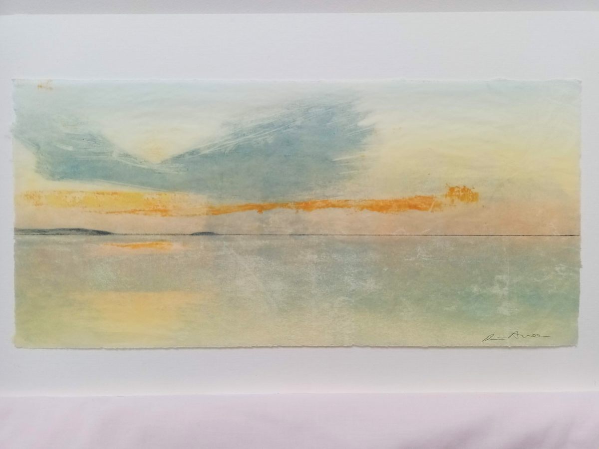 Island Sunset by Ruth Ander 