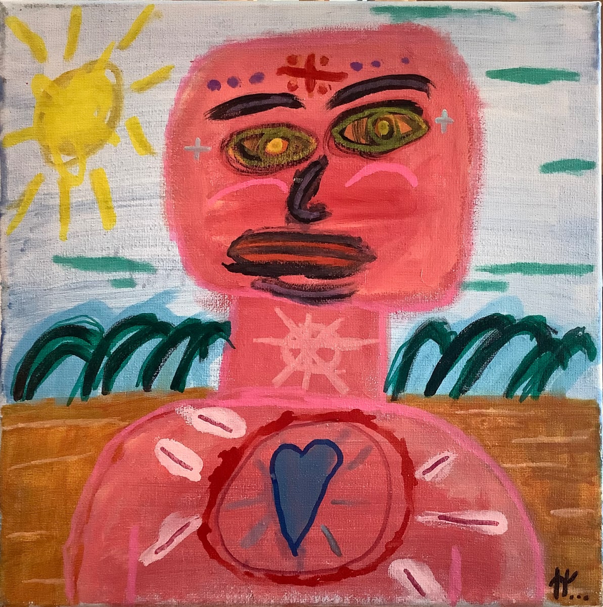 A Beach Scene No. 1 by Kyle Heinly 