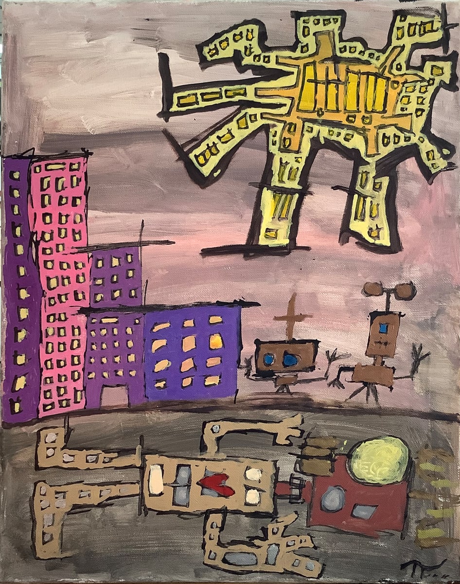The CityScape of Dormant Automaton Titans by Kyle Heinly 