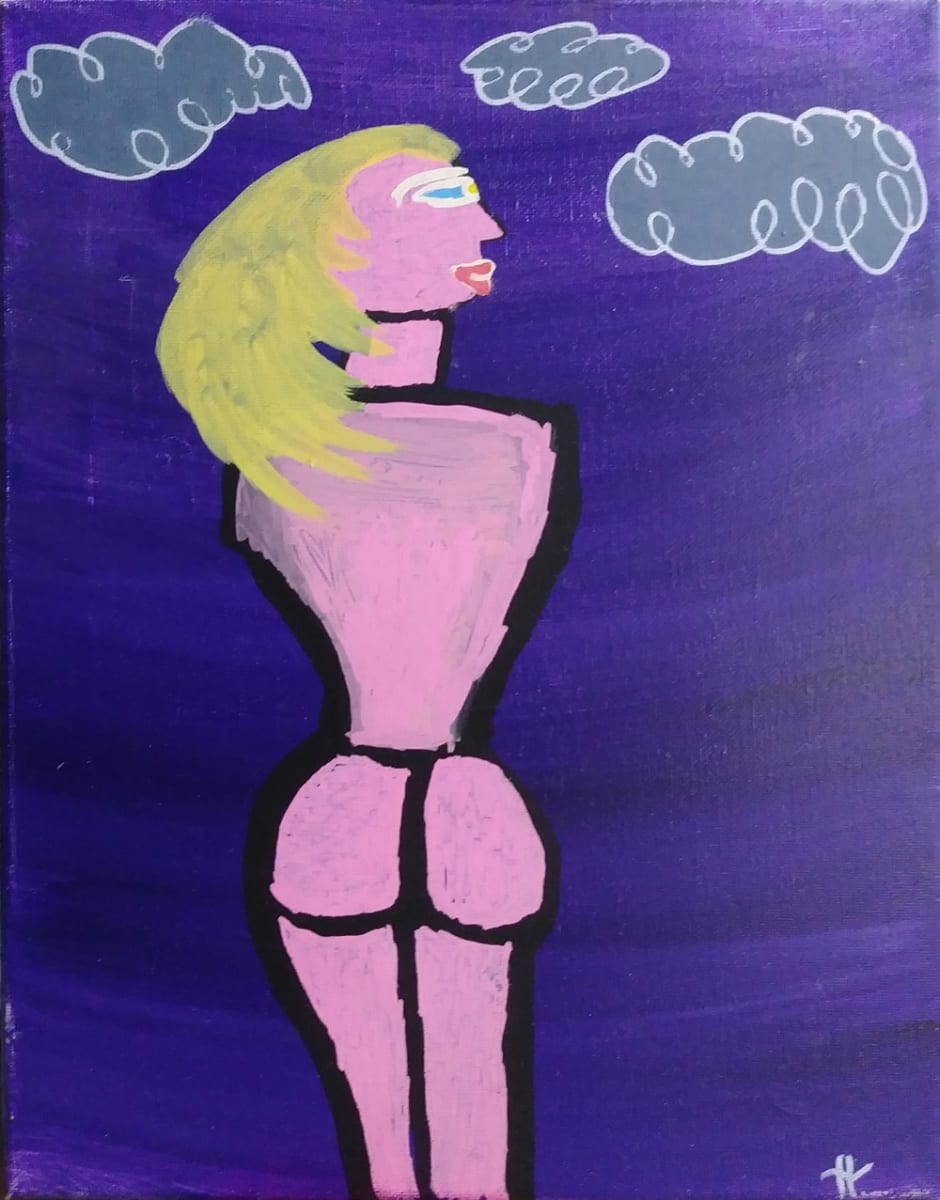 A Goddess Walking Away on a Cloudy Day by Kyle Heinly 