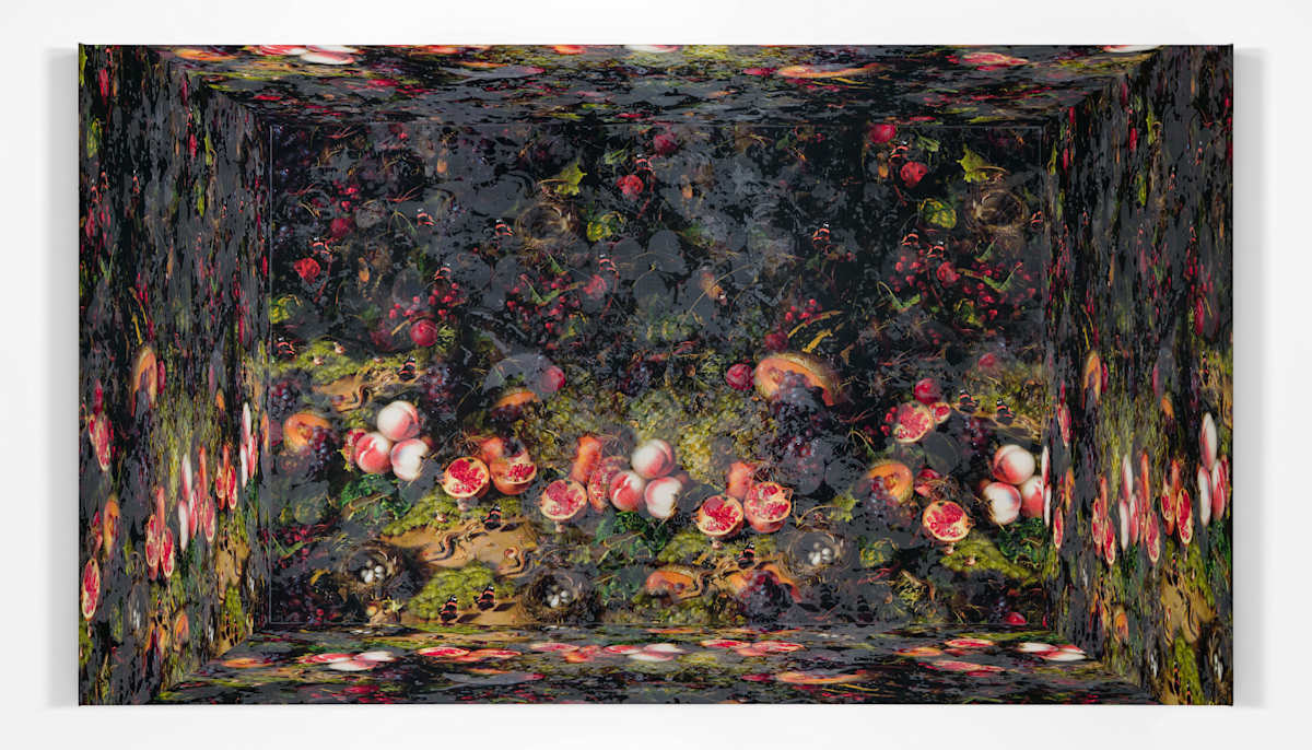 Cultivating Wildness (Fruit Piece after Rachel Ruysch) 3 by J Myszka Lewis, Image 1.