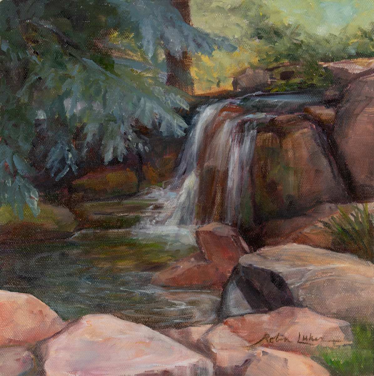 Sandstone Fountain by Robin Luker, Image 1.