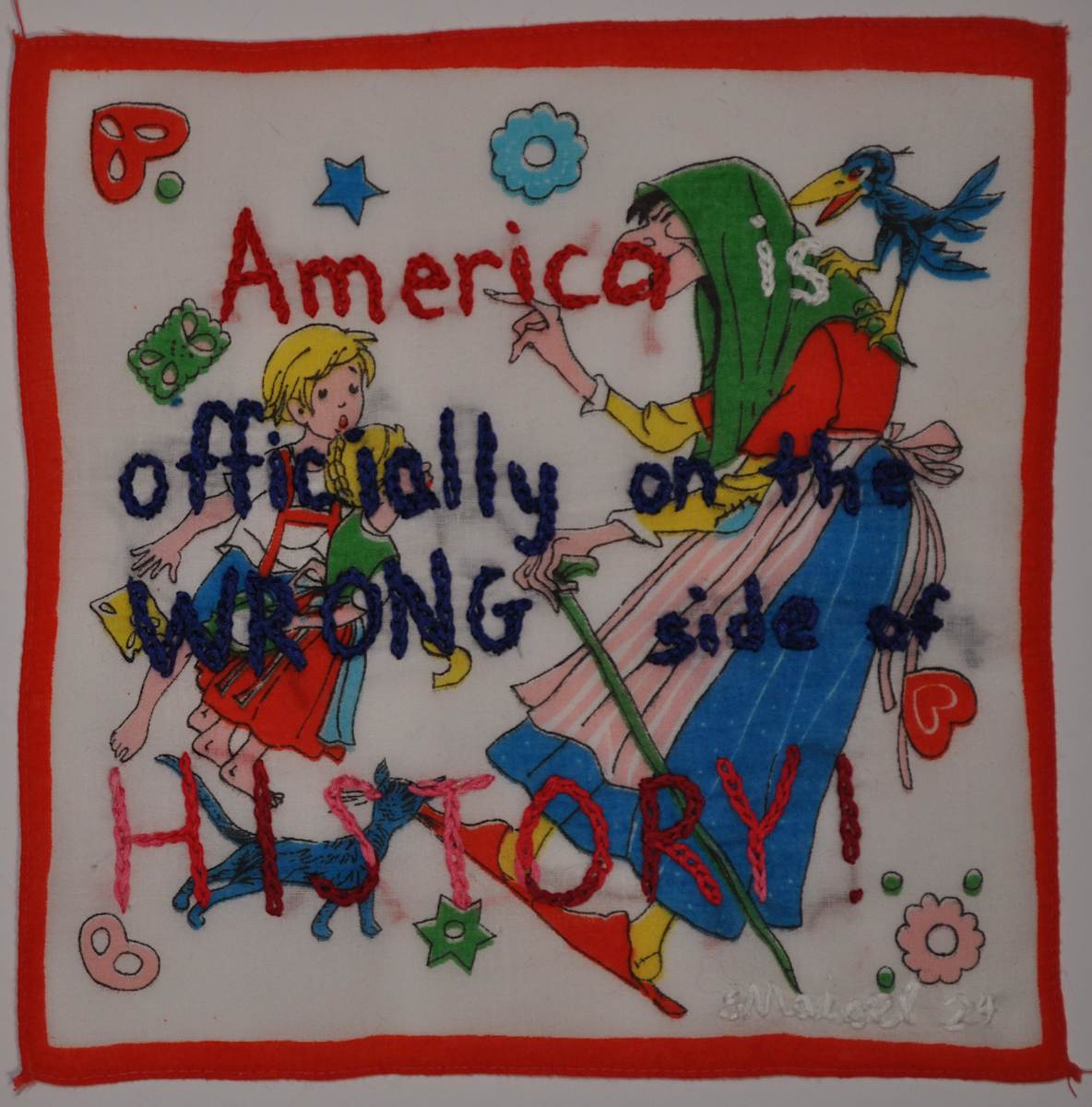 47th, Wrong Side by Shannon Maisel  Image: America is officially on the WRONG side of History!