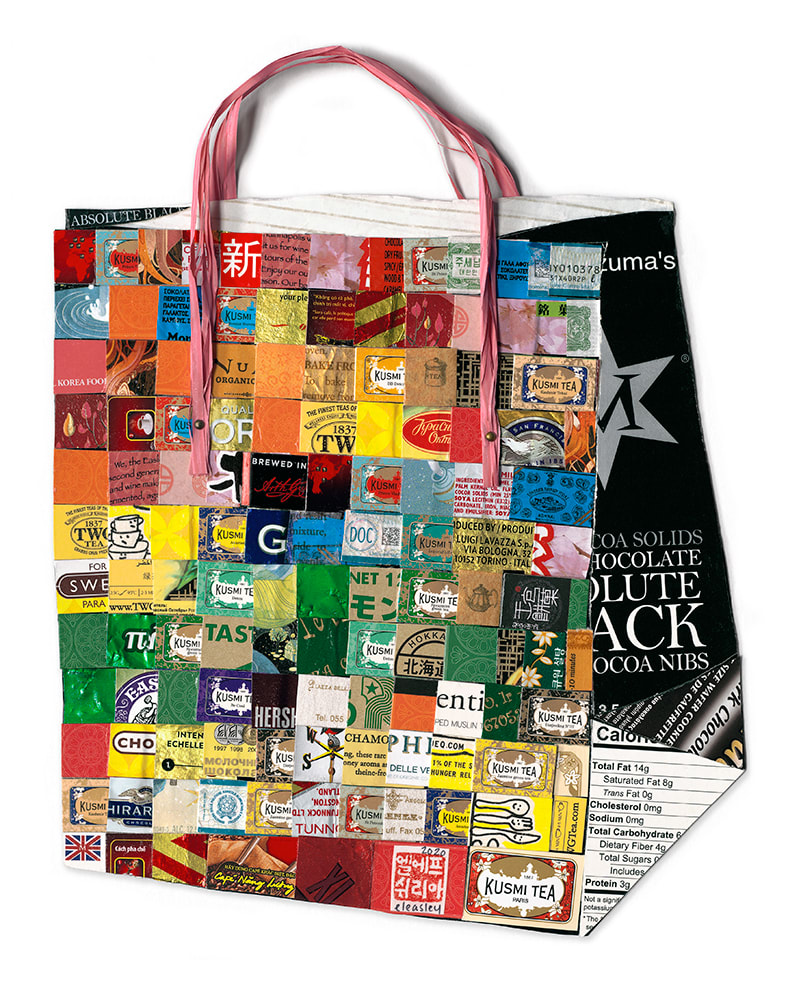 Upcycled Bag by Eleftheria Easley, Image 3.