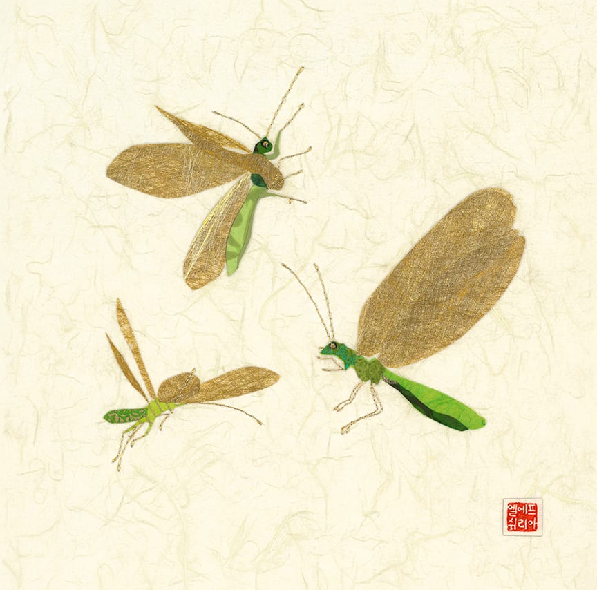 Lacewing Flights III by Eleftheria Easley 