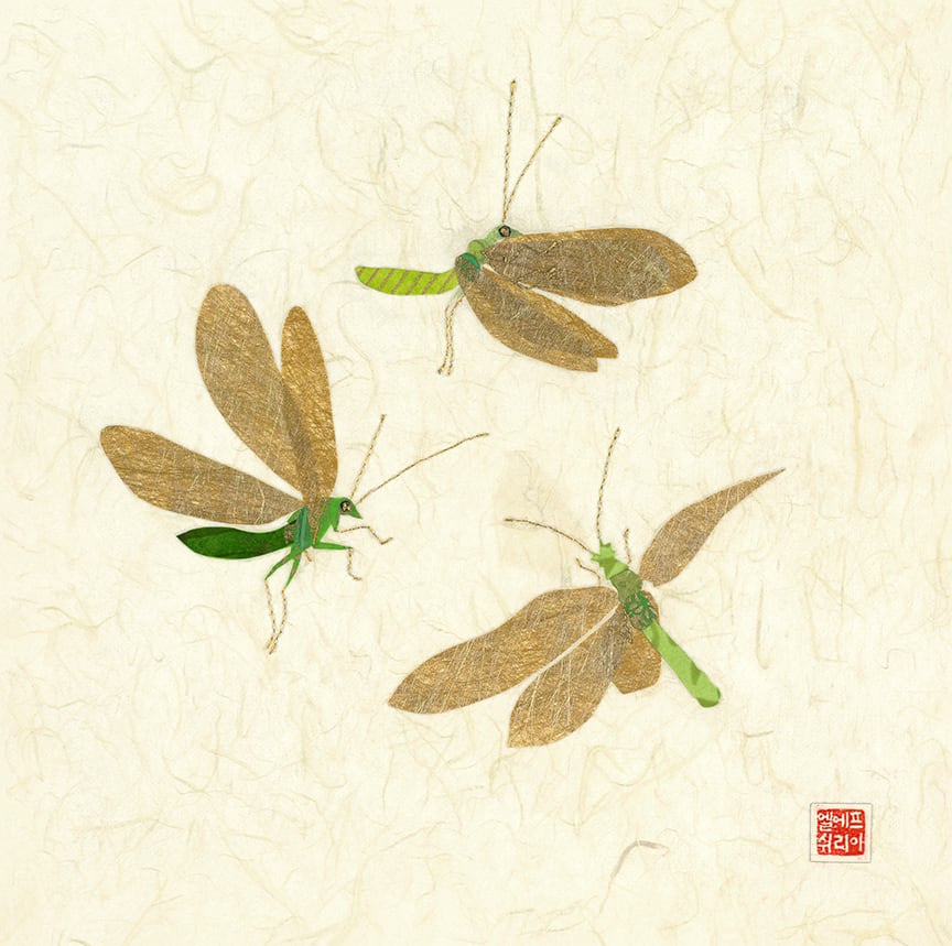 Lacewing Flights I by Eleftheria Easley 