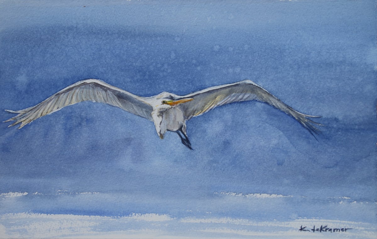 Grace - Egret by Karyn deKramer, Image 1.