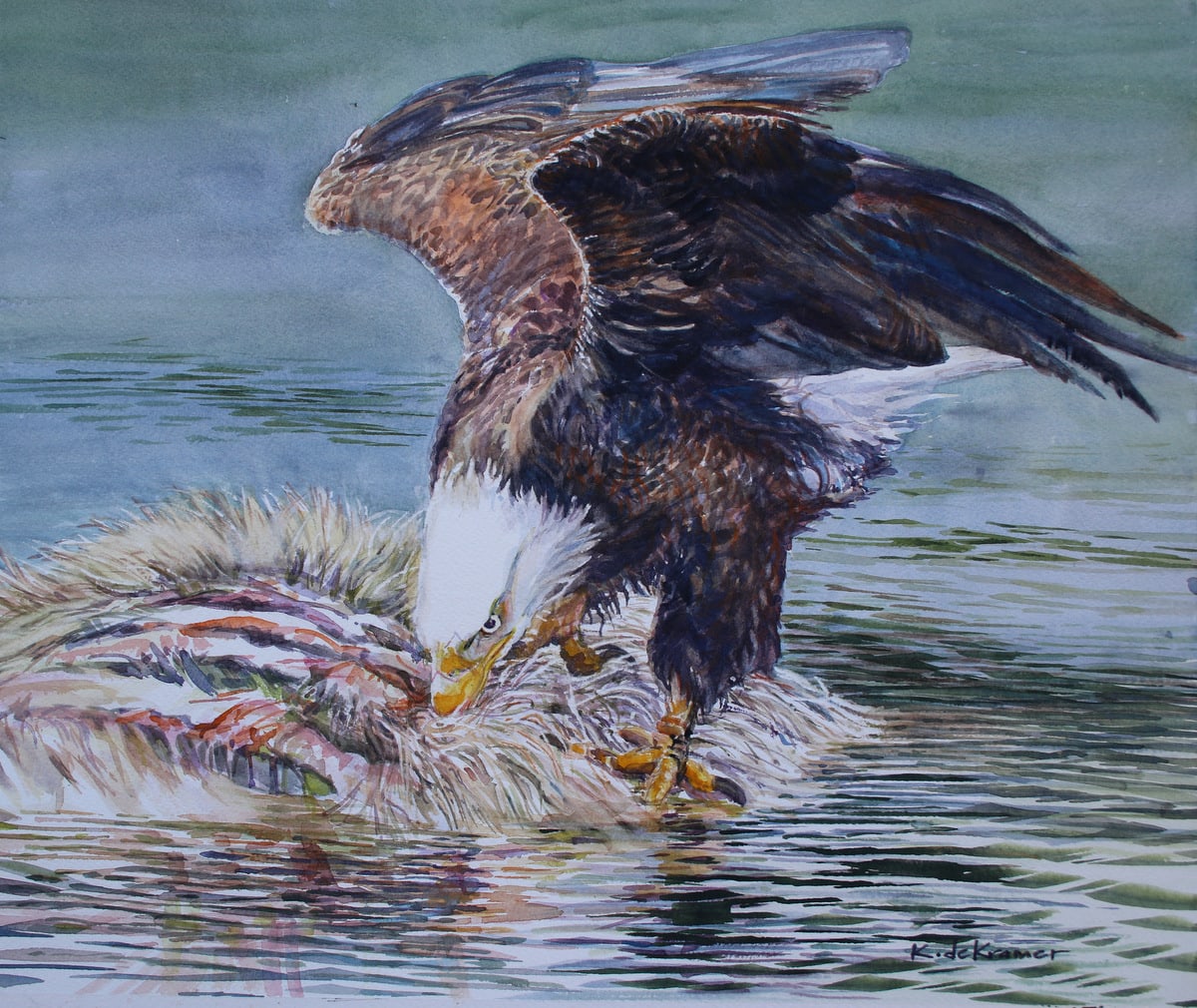 Leftovers - Bald eagle by Karyn deKramer, Image 1.