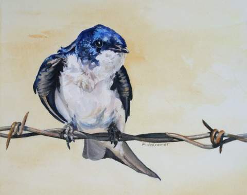 Tree Swallow by Karyn deKramer, Image 1.
