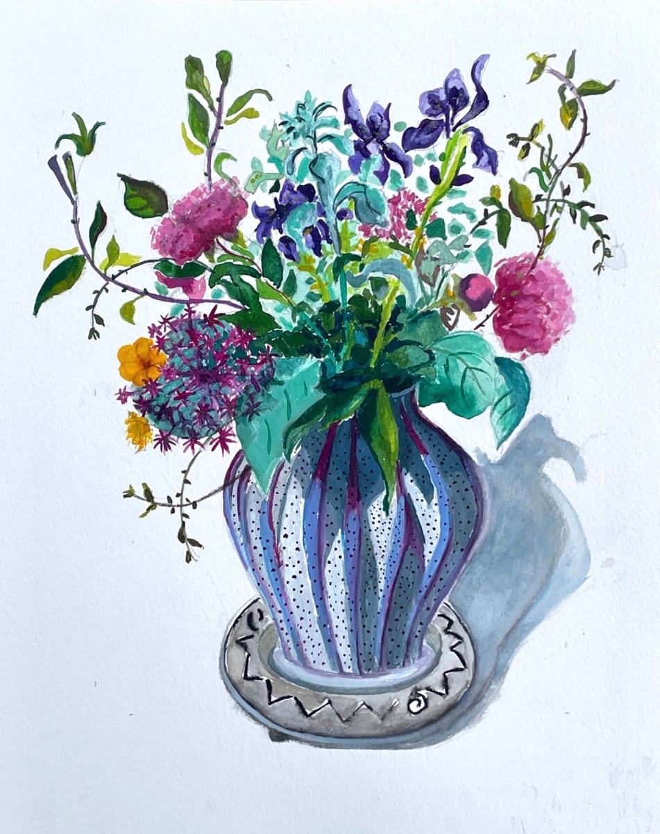 Fanciful Bouquet Giclee  Image: Fanciful Bouquet Giclee