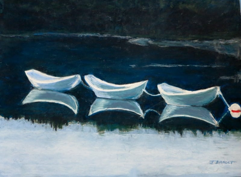 Three Boats by Joan Brault 