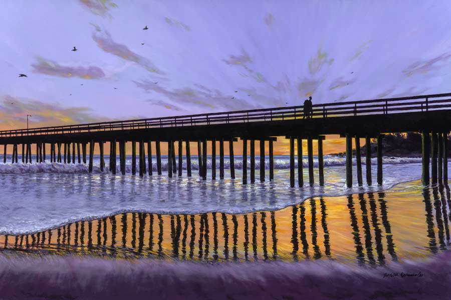 Cayucos Pier by Teresa Espaniola 