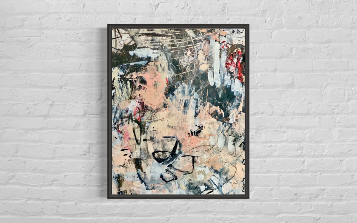 Space and Time by Kat Crosby  Image: framed piece