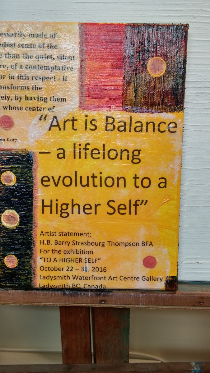 To A Higher Self INTRO by HB Barry Strasbourg-Thompson BFA 