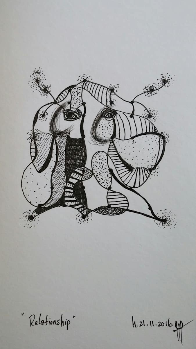 Relationship by HB Barry Strasbourg-Thompson BFA, Image 1.