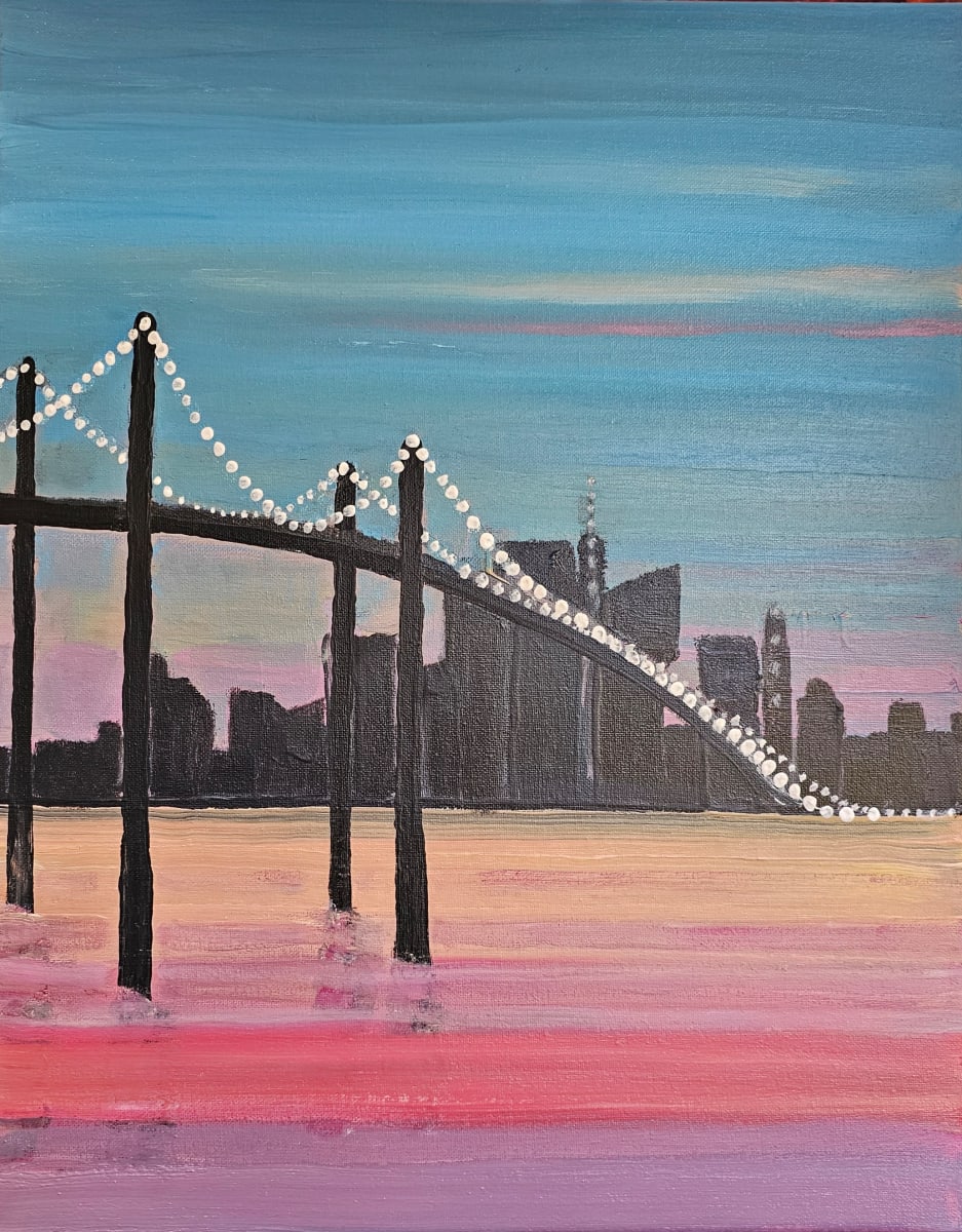 H7703092023 Bridge.. Sample for Paint Night Event by HB Barry Strasbourg-Thompson BFA 