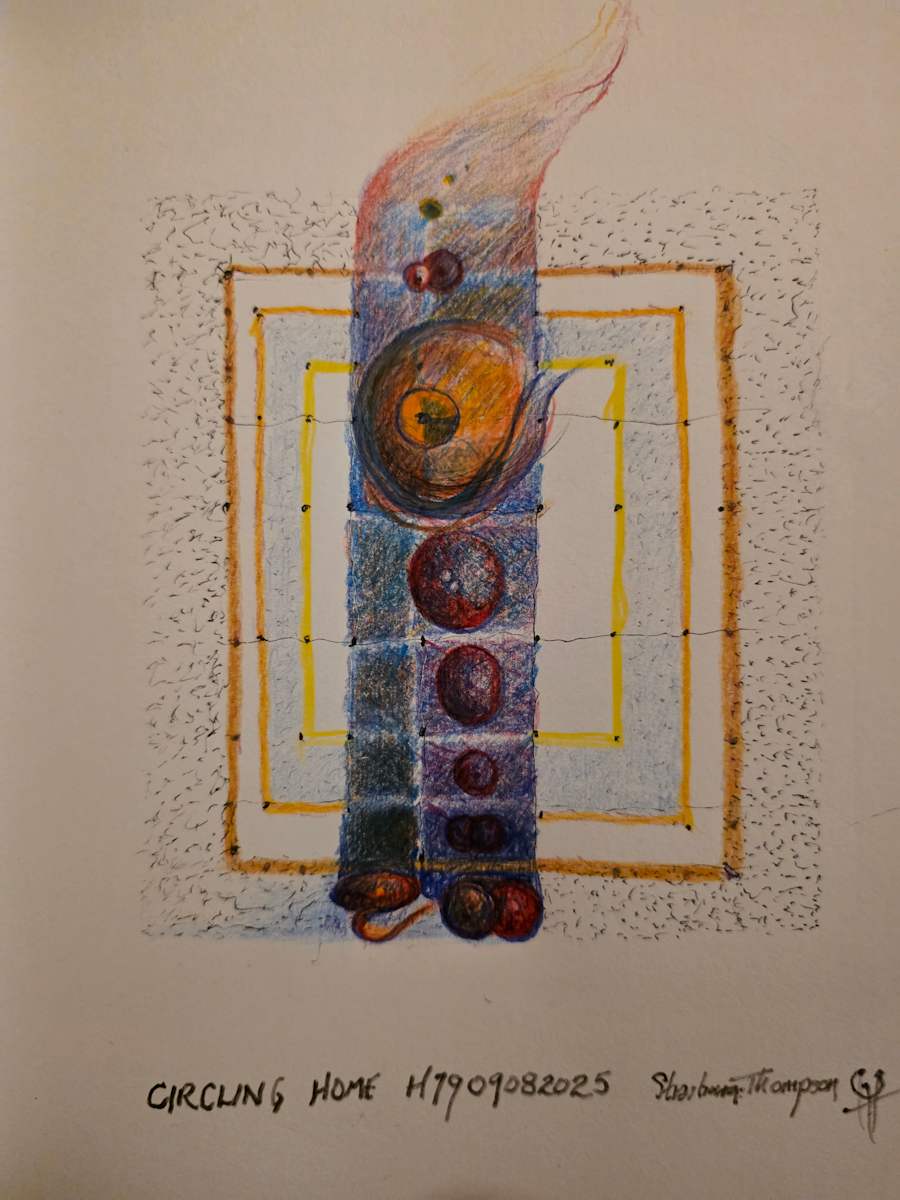 CIRCLING HOME. H7909082025 by HB Barry Strasbourg-Thompson BFA 