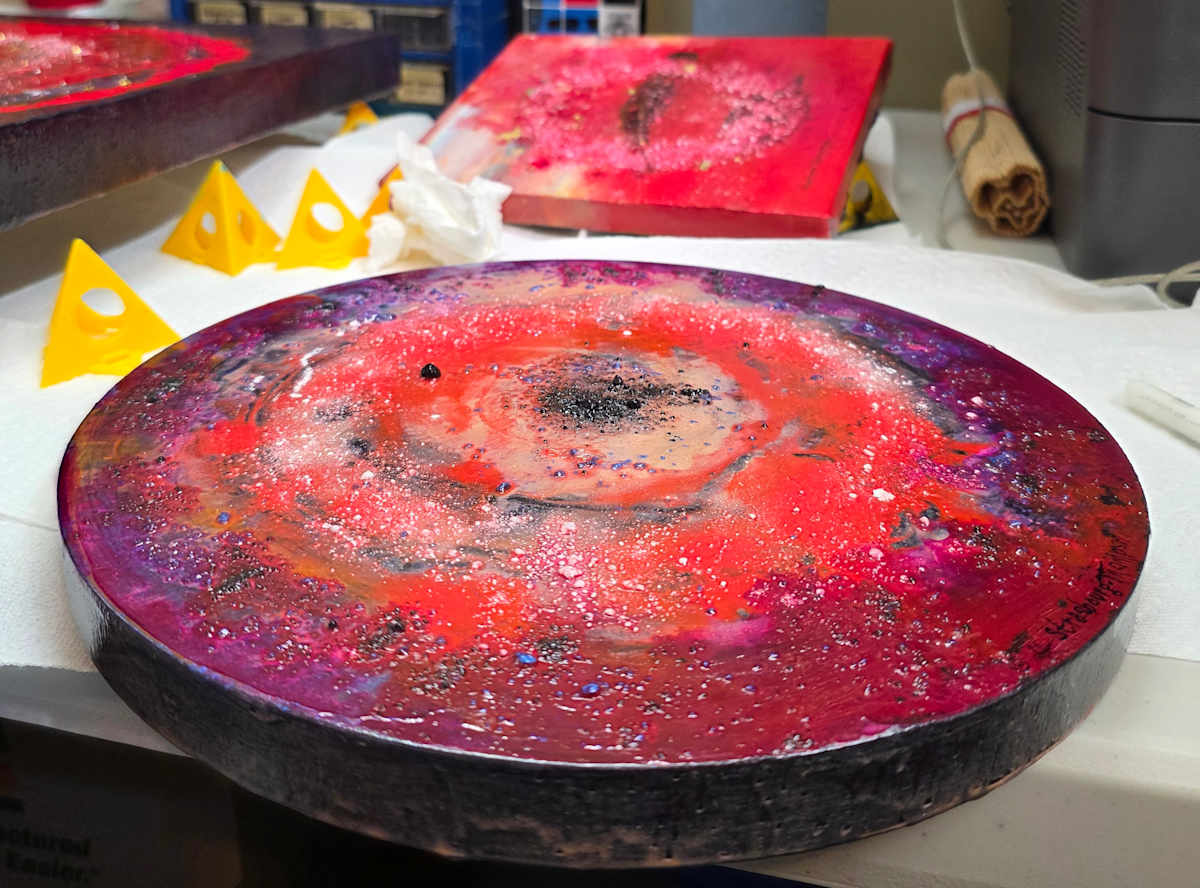 CIRCLING HOME H7923082025   (waiting to be framed) by HB Barry Strasbourg-Thompson BFA 