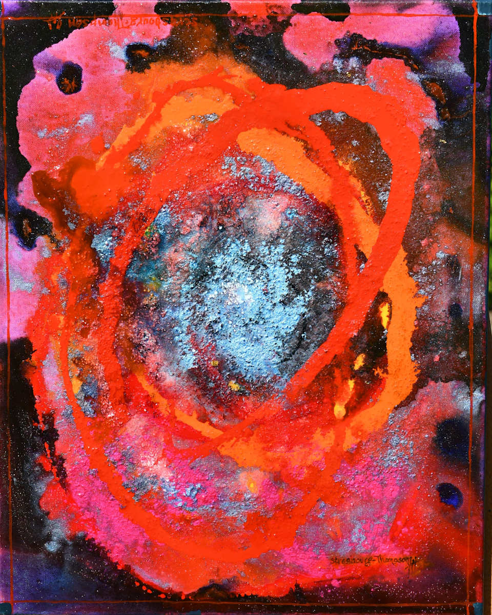 HOMELESS to HOME  H7806112024 by HB Barry Strasbourg-Thompson BFA  Image: This current series of artworks "Homeless to Home", is informed where "HOME" is EXPERIENTIAL KNOWLEDGE gained from abstracting Thich Nhat Hanh's idea of spiritual journeys "I have arrived, I am home".