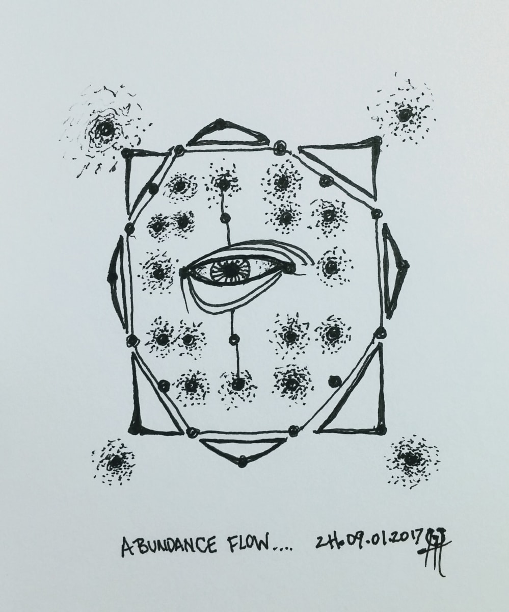 Abundance Flow by HB Barry Strasbourg-Thompson BFA, Image 1.