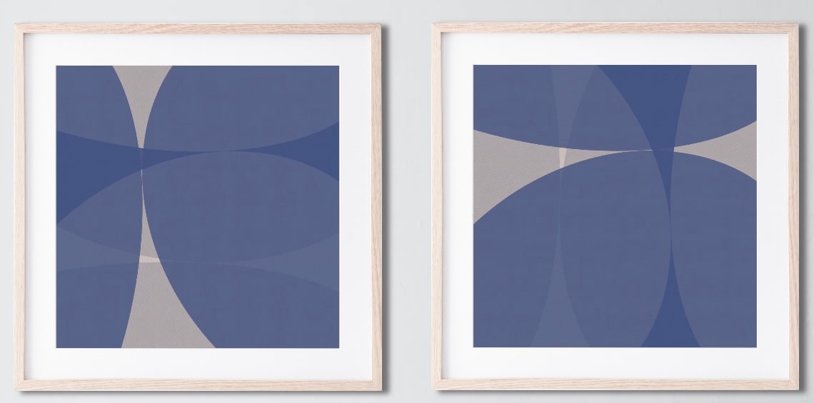 Untitled VI Diptych by Lisa Javery 