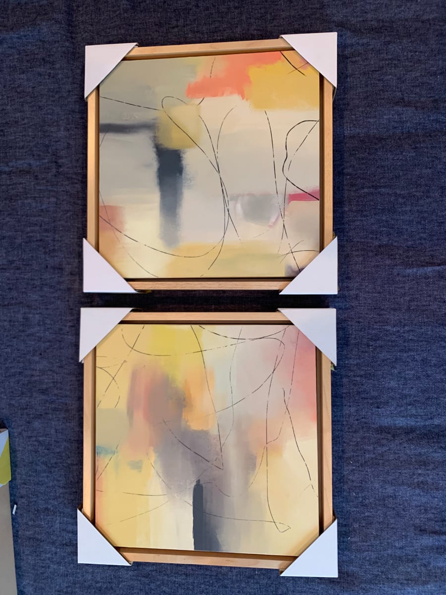 Inclination Diptych Series (Sold ) 