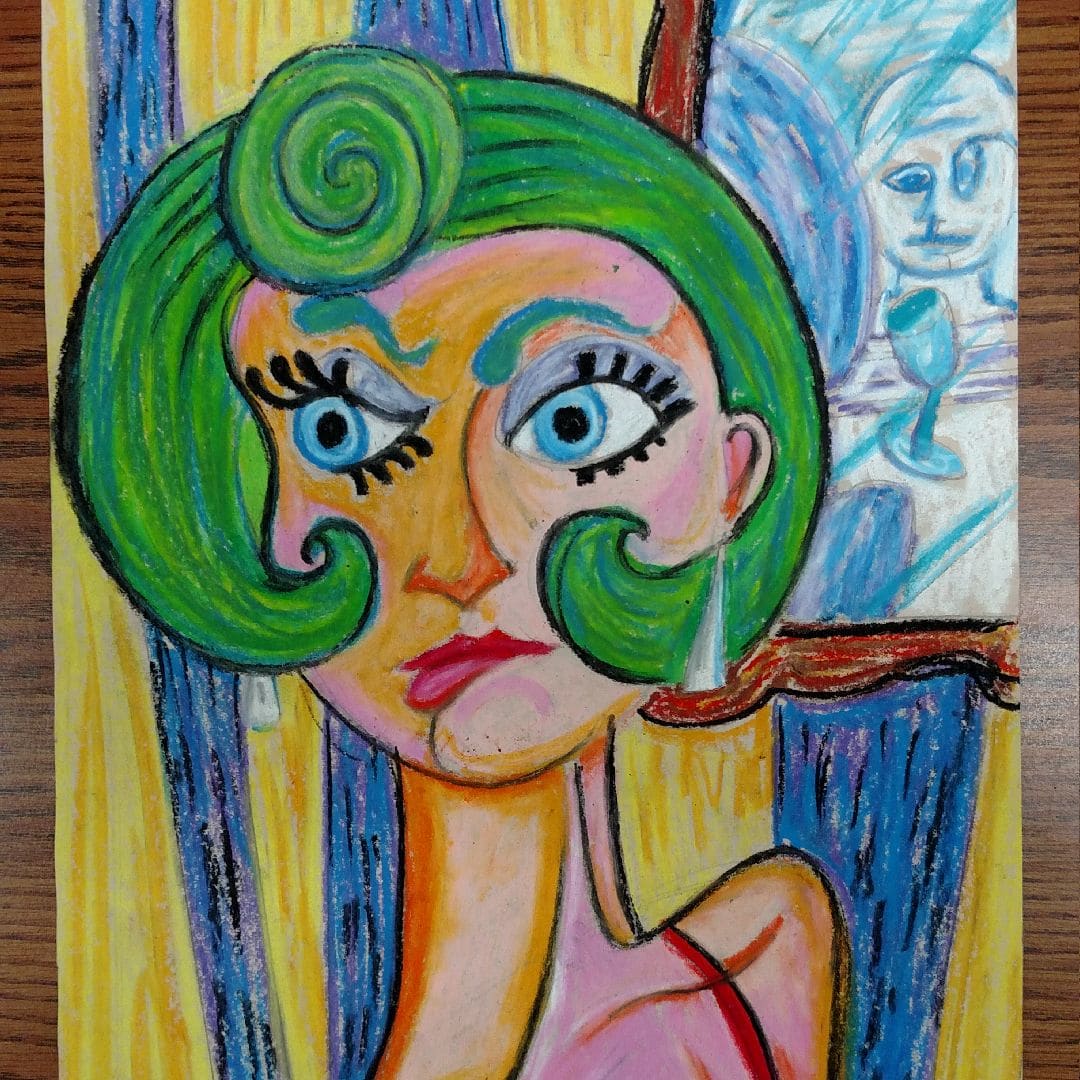 Green Haired Lady 