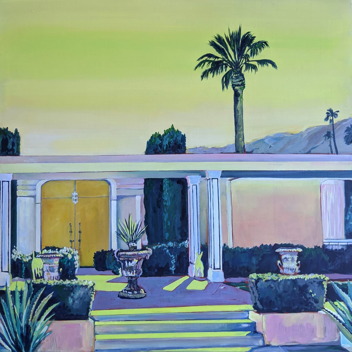 Yellow Doors by Kate Joiner  Image: Exhibited at Ontario Airport. 2023