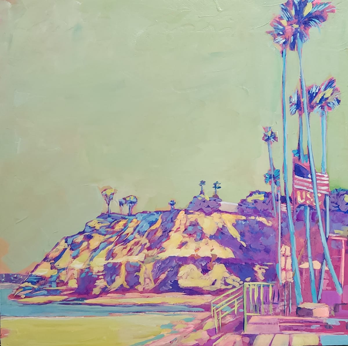 Dog Beach Del Mar by Kate Joiner 