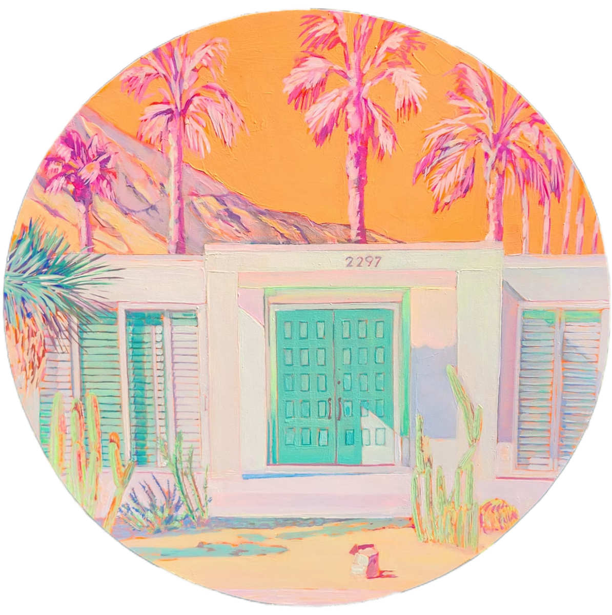 Palm Springs Door # 22 by Kate Joiner 