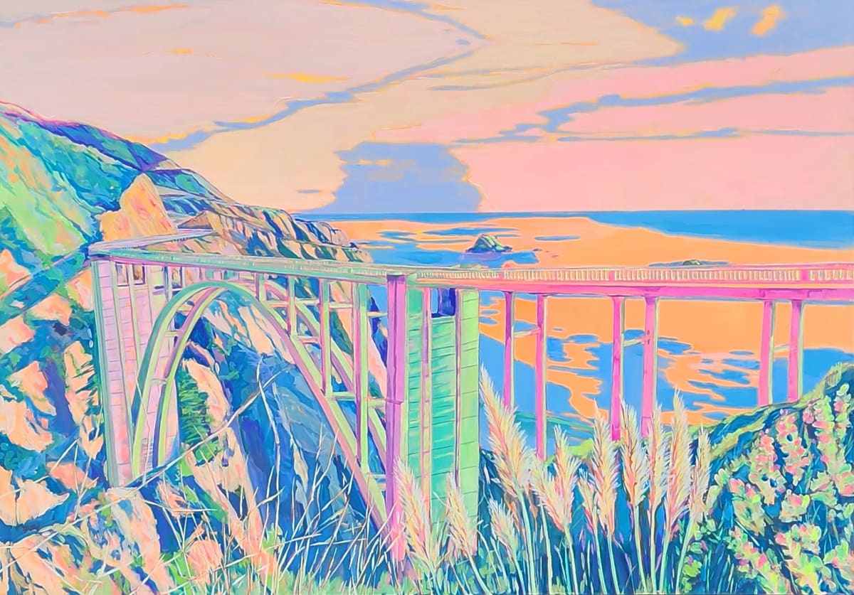 Bixby Bridge 2, Big Sur - Limited Edition Print 1/40 by Kate Joiner 