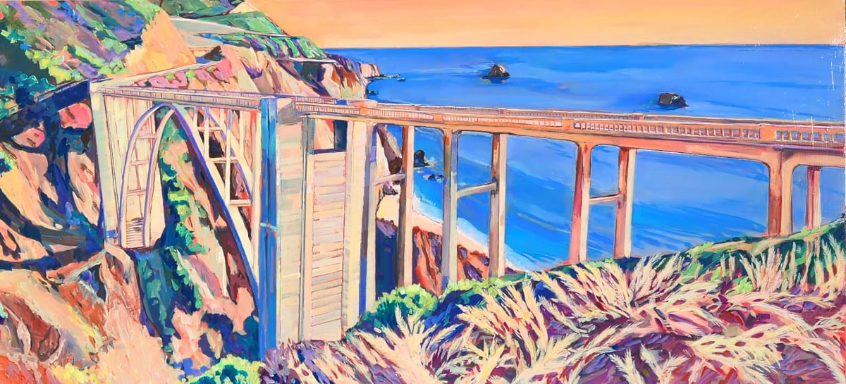 Bixby Bridge 1, Big Sur, Small Limited Edition Print 1/25 by Kate Joiner