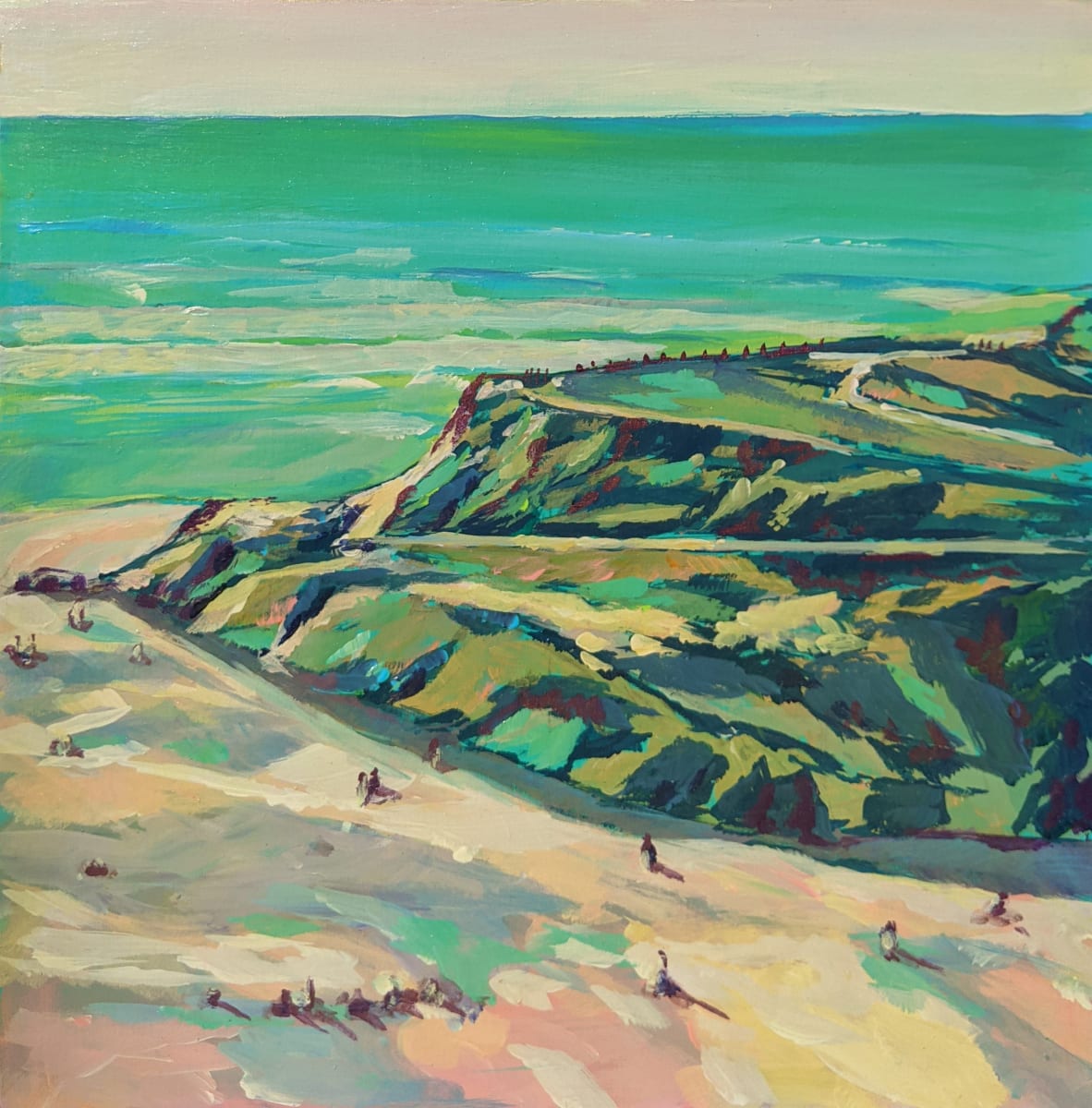 Dog Beach, Pastel, Del Mar 