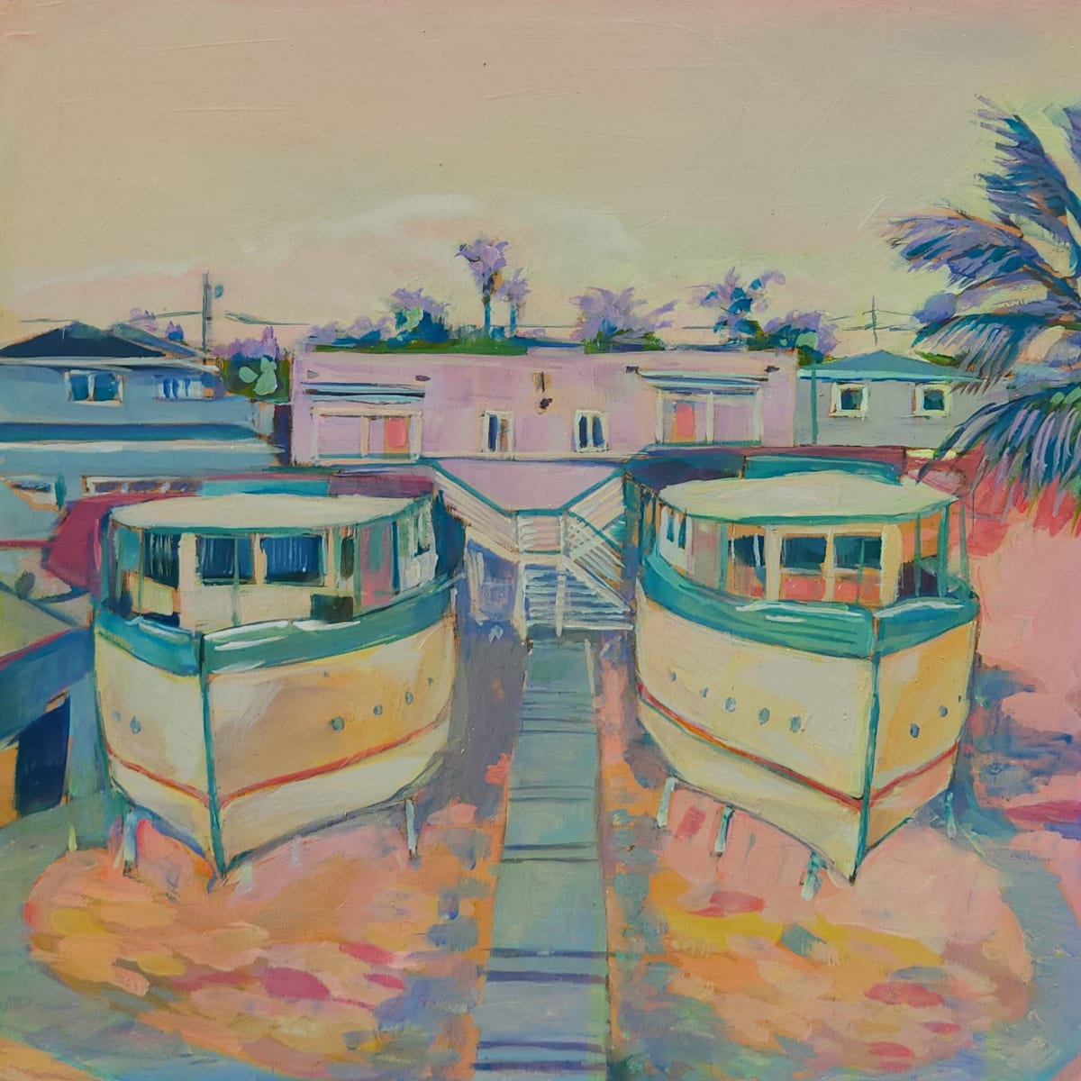 Encinitas Boats - 2023 by Kate Joiner 