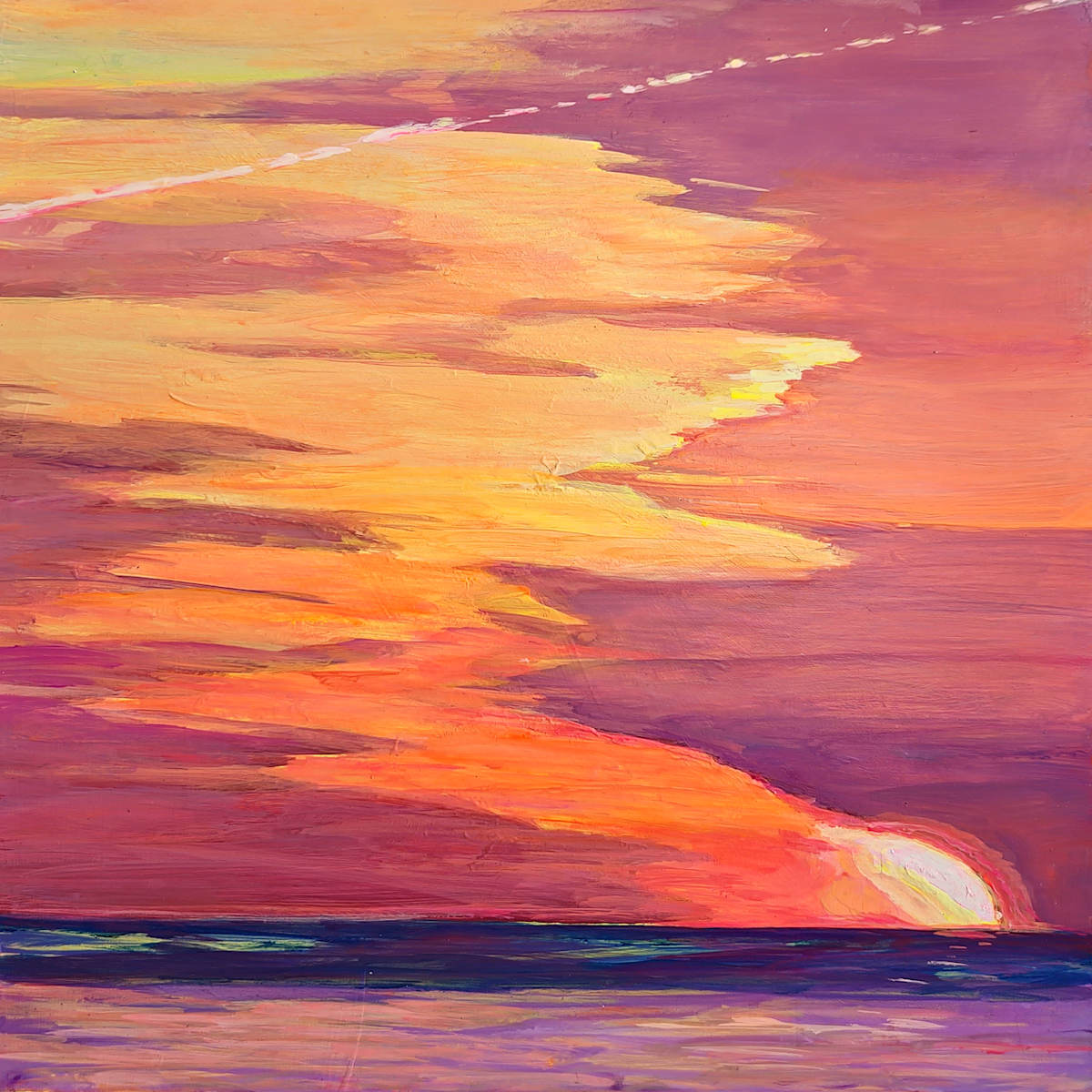 Coastal Sunset, Carlsbad 2025 by Kate Joiner 