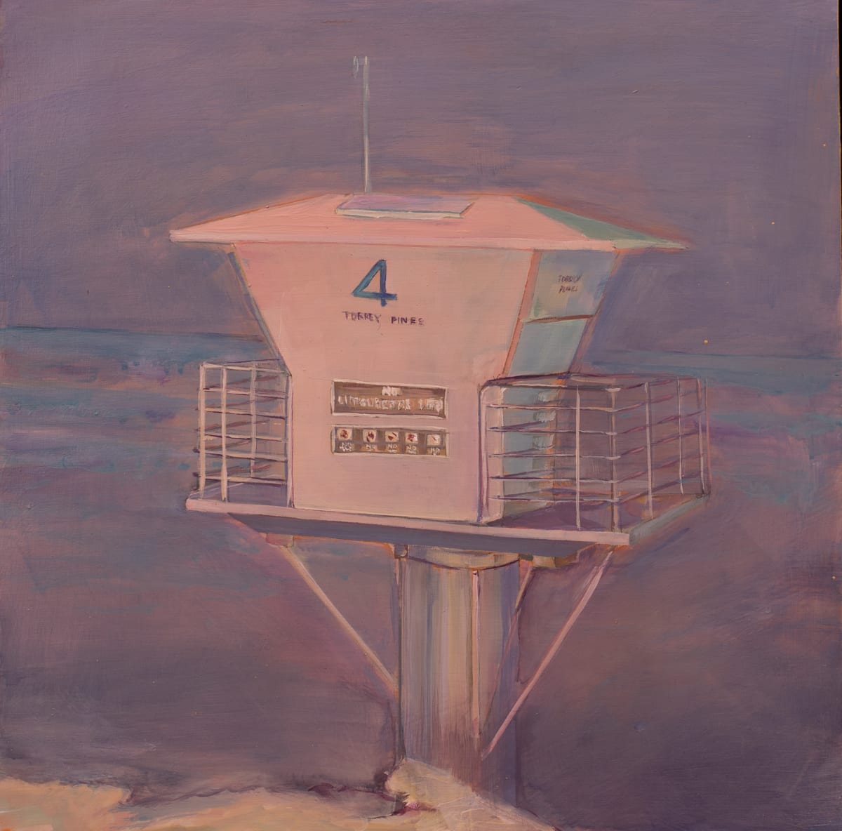 Tower 4 Del Mar Night View by Kate Joiner 