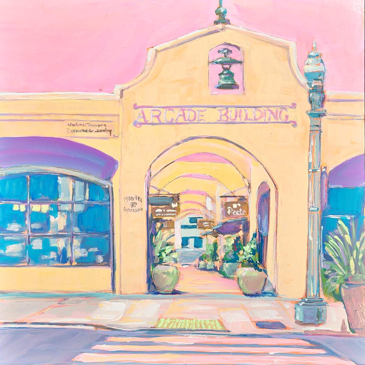 Arcade Building, La Jolla by Kate Joiner 