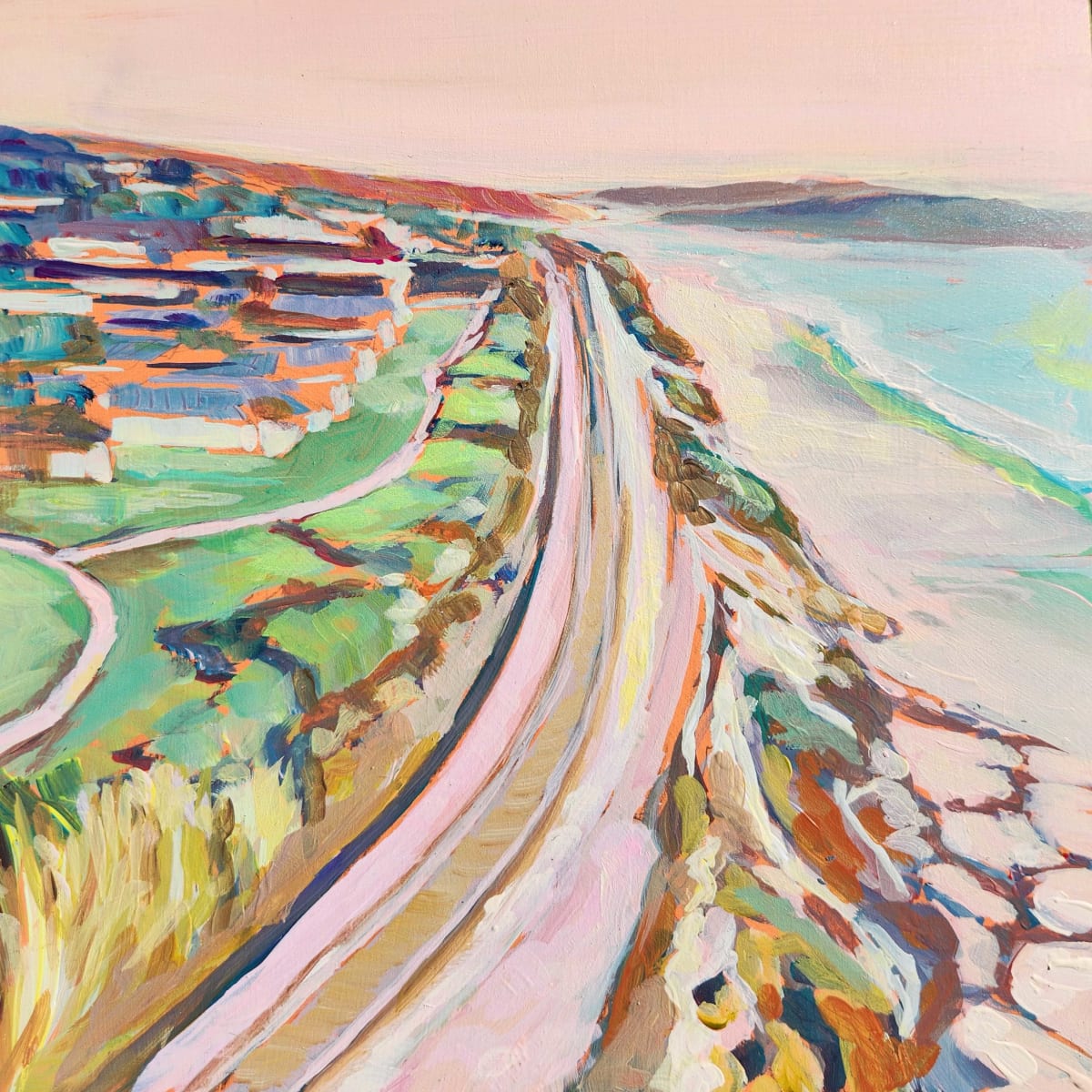 Del Mar Bluffs # 3 by Kate Joiner 