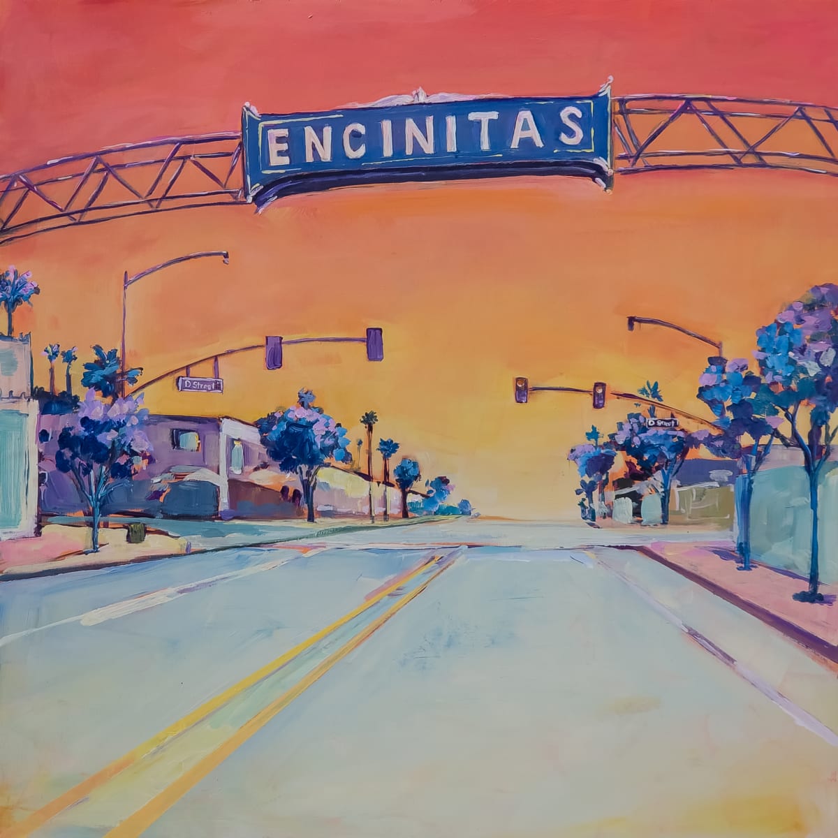 Encinitas Sign - 2023 by Kate Joiner 