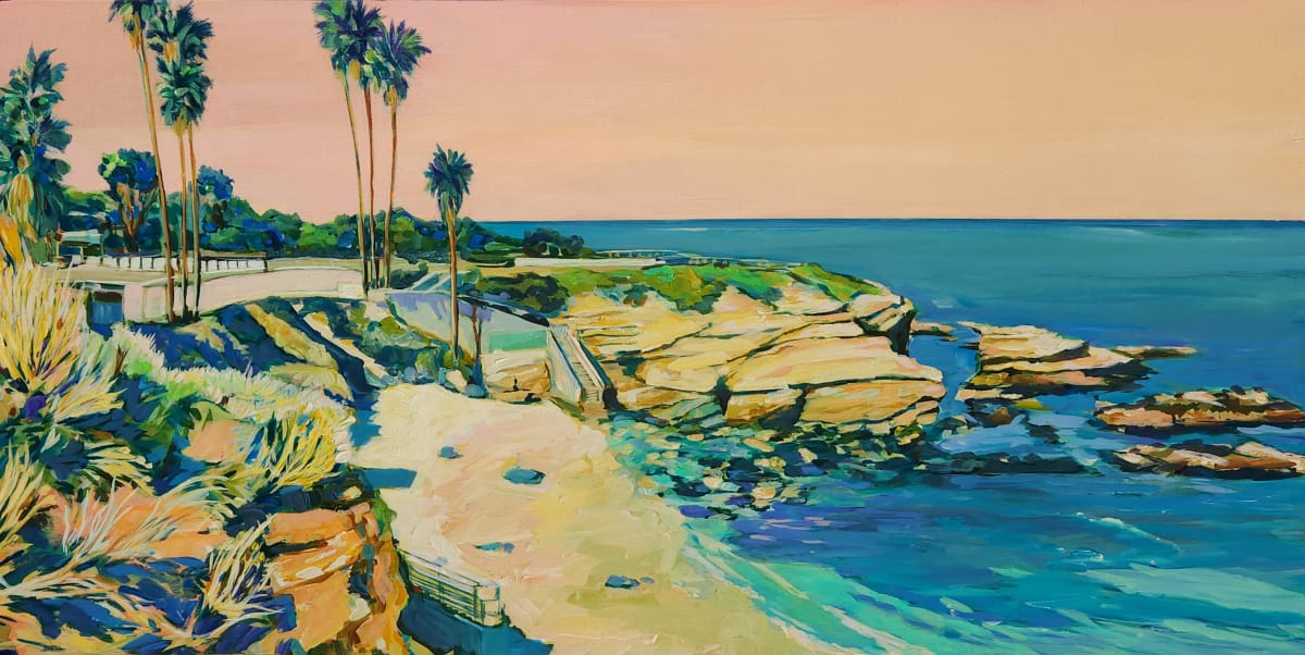La Jolla Cove - Landscape 2023 by Kate Joiner 