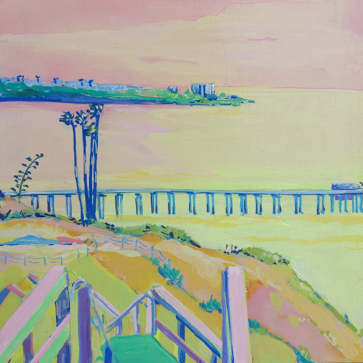 Scripps Pier View by Kate Joiner 
