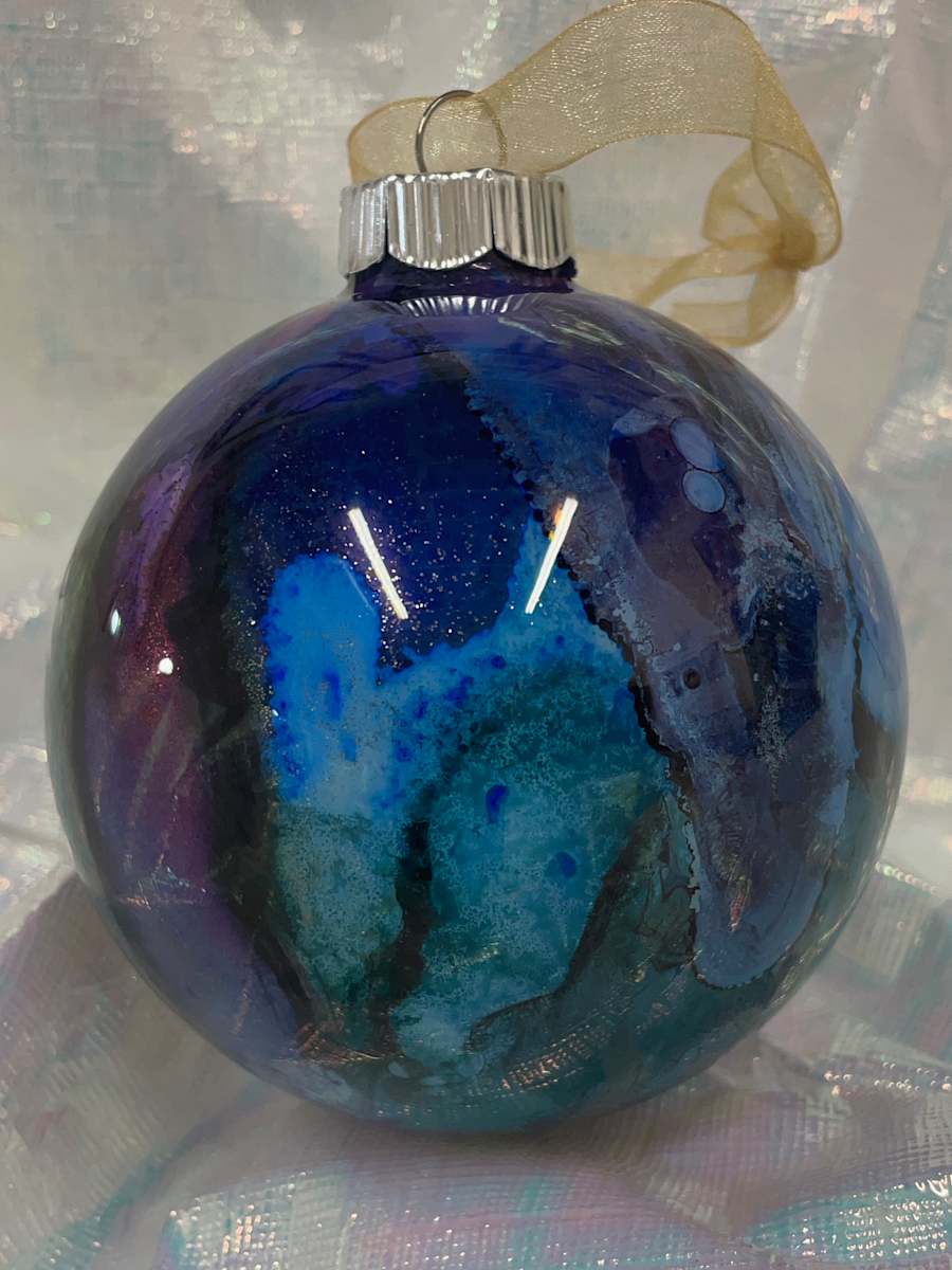 LP-9 - 4" 2024 Peace Ornament by Charity Kracher  Image: $25.00 - 4" Size