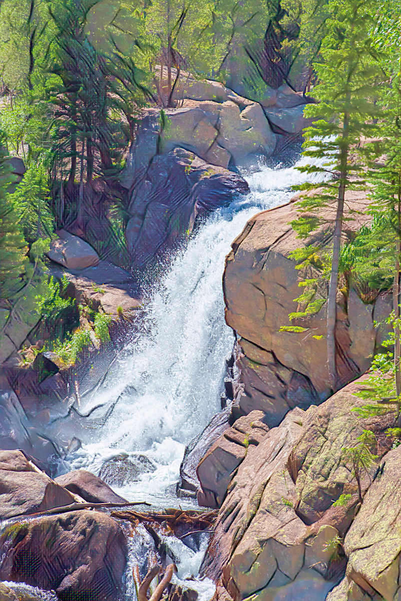 Alberto Falls by Lewis Jackson 