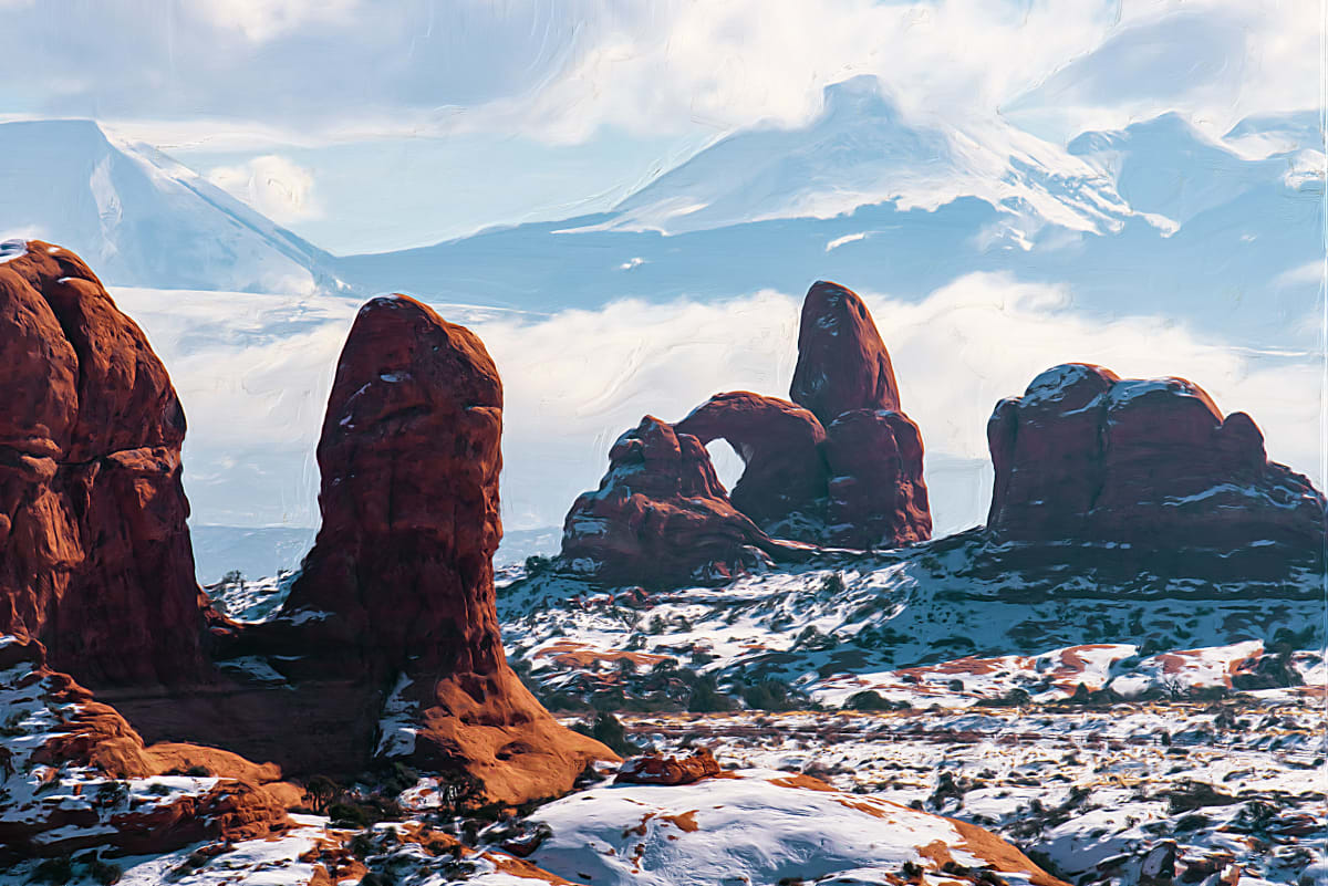 Arches Landscape by Lewis Jackson 